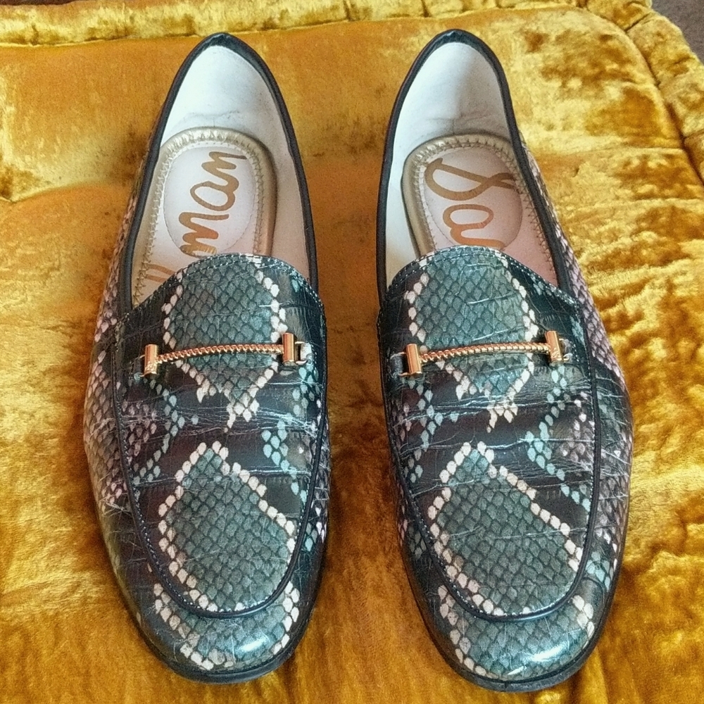 Sam Edelman Snakeskin Lior Loafers